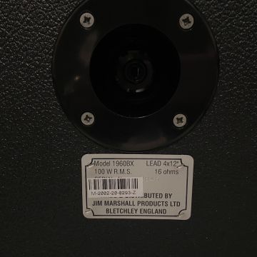 MARSHALL 1960BX 4X12 2002