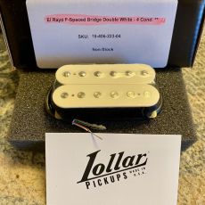 LOLLAR F-SPACED EL RAYO HUMBUCKER, Double White, 4-cond
