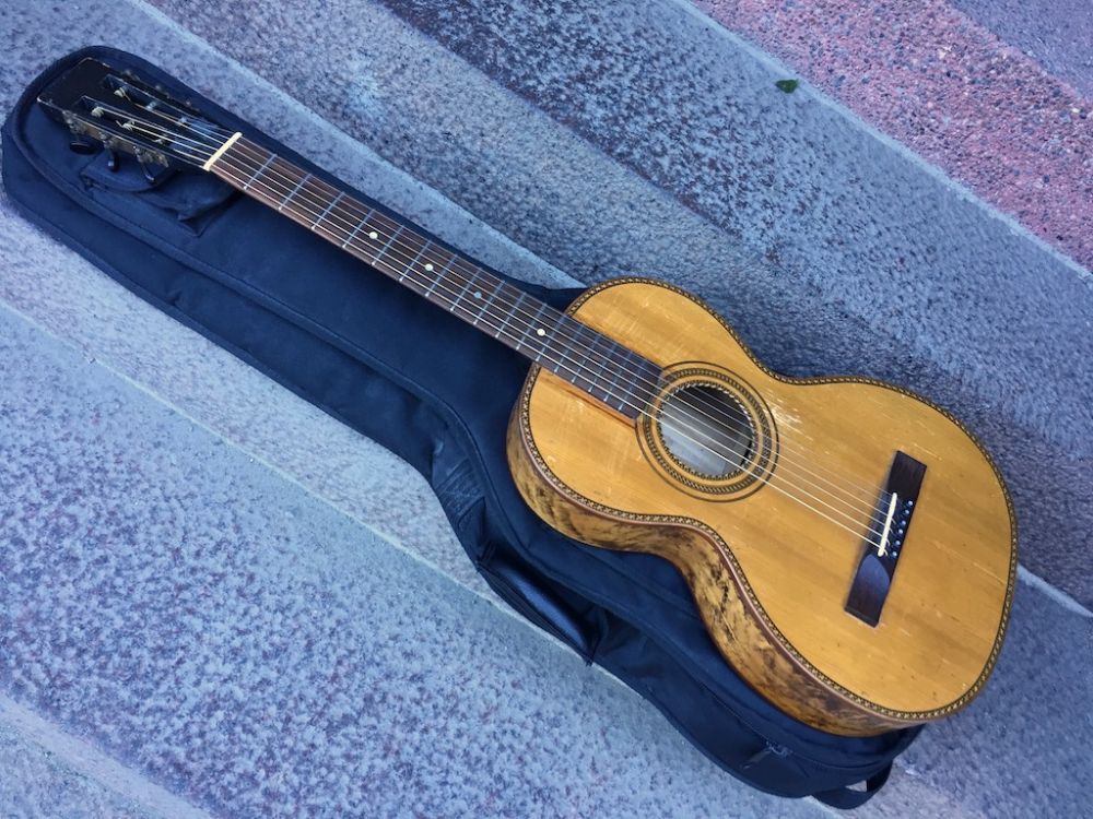 PARLOR GUITAR, 1900th CENTURY - Kitarapaja