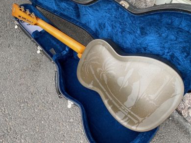 NATIONAL STYLE 0 14-FRET, WEATHERED STEEL FINISH 