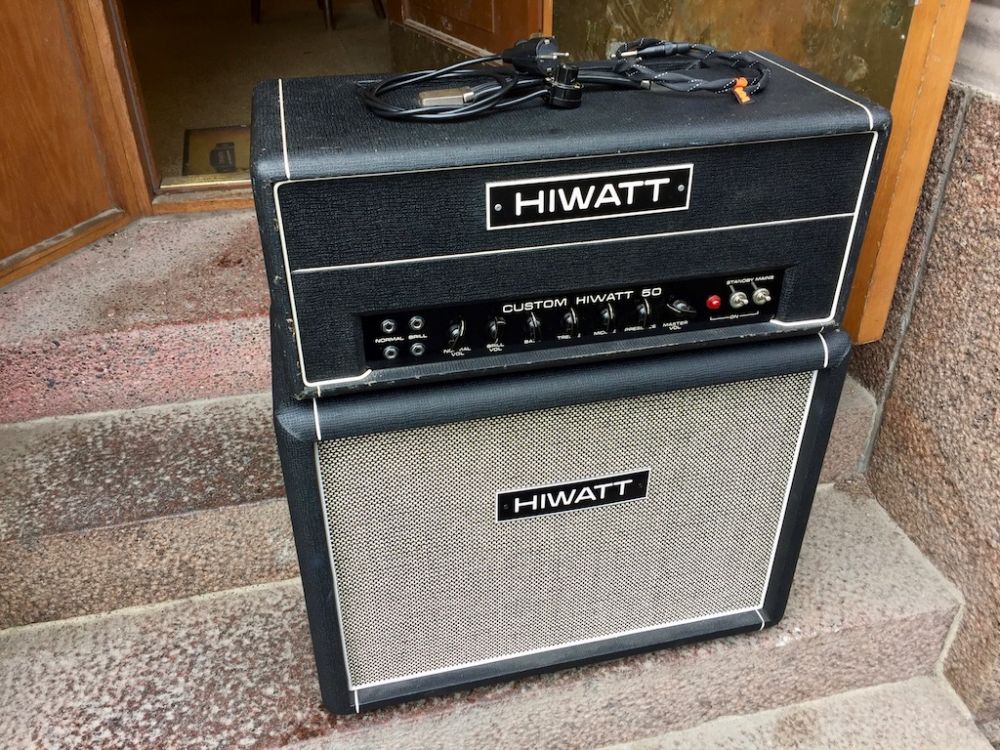 Hiwatt Custom Dr504 Head 1974 Se2121f 2x12 Cabinet 2006hiwatt