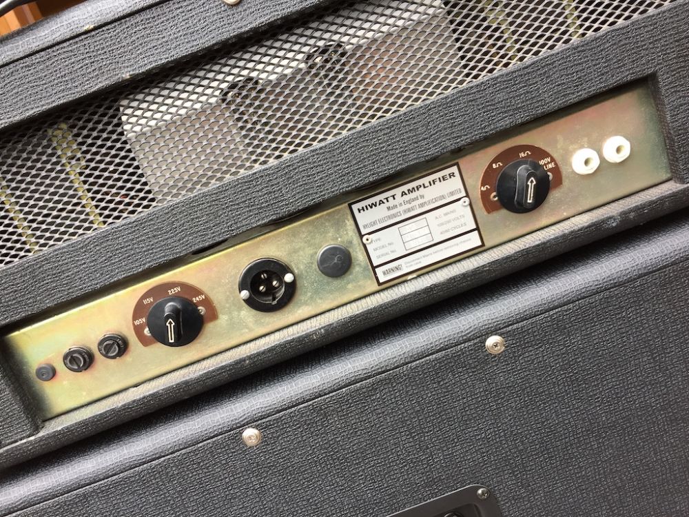 Hiwatt Custom Dr504 Head 1974 Se2121f 2x12 Cabinet 2006 Kitarapaja