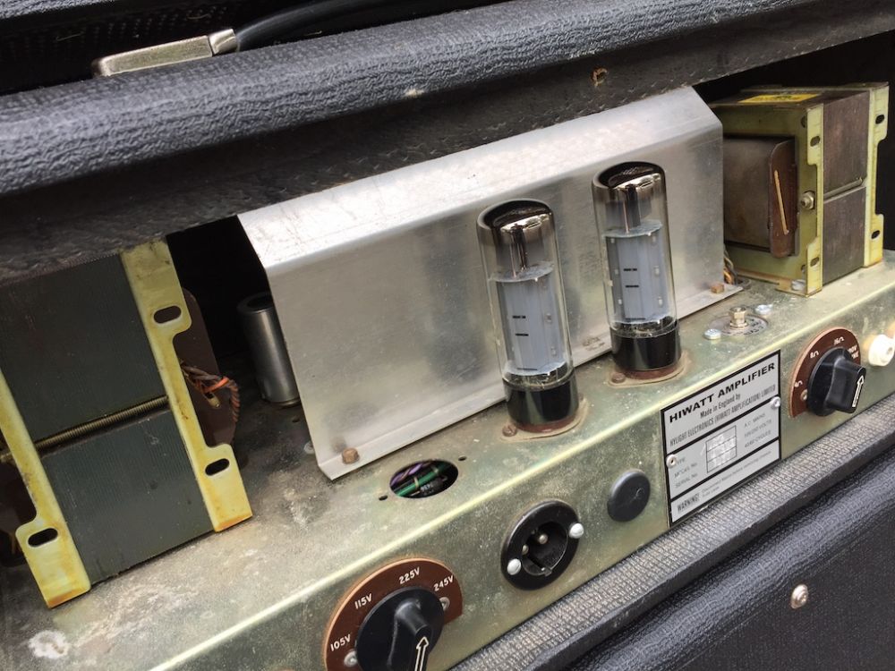 Hiwatt Custom Dr504 Head 1974 Se2121f 2x12 Cabinet 2006 Kitarapaja