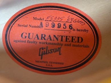 GIBSON 1959 ES-335 DOT REISSUE 2010