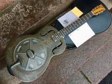 NATIONAL STYLE 0 14-FRET, WEATHERED STEEL FINISH
