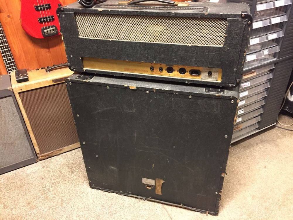 Marshall Jmp Model 2203 Head Model 1982a 4x12 Cab 1982 Kitarapaja