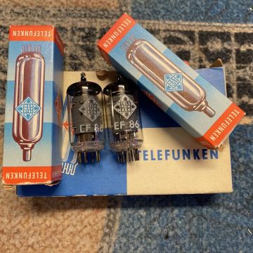 NOS TELEFUNKEN EF86 TUBE