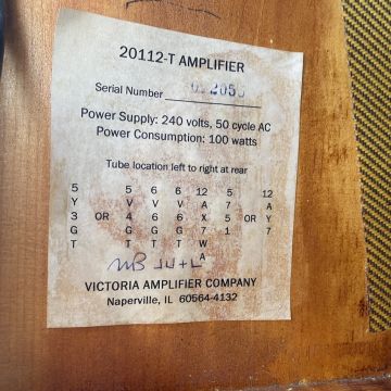 VICTORIA AMPS 20112-T