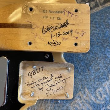 FENDER GENE BAKER MASTERBUILT VINTAGE CUSTOM NOCASTER NOS 1998/2003