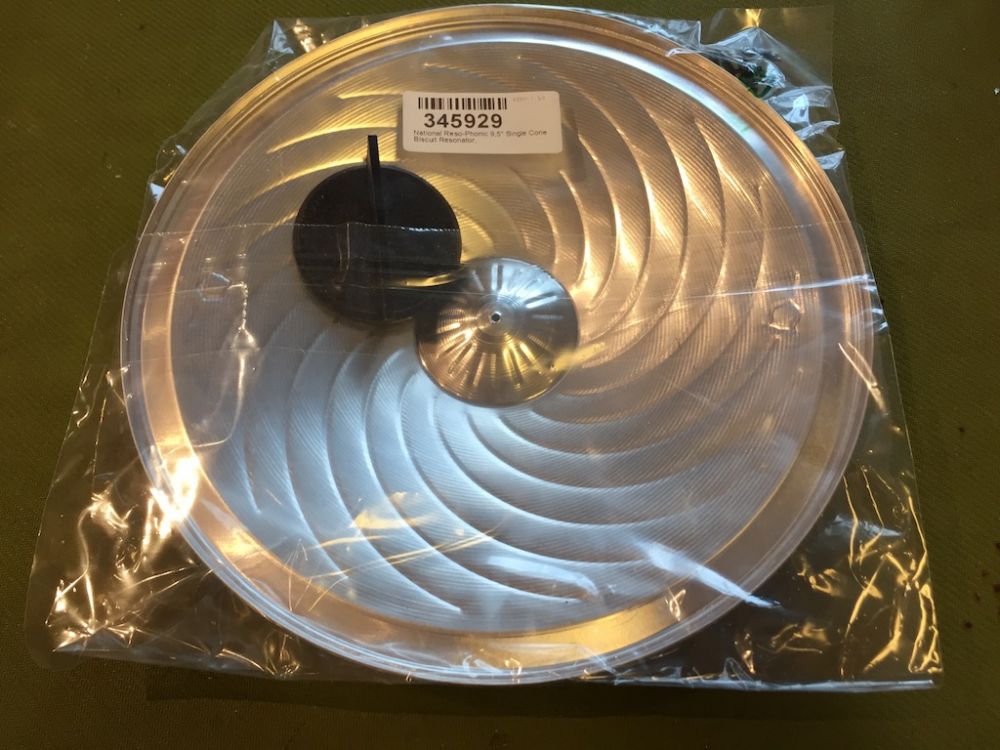 NATIONAL 9.5" SINGLE CONE BISCUIT RESONATOR Kitarapaja