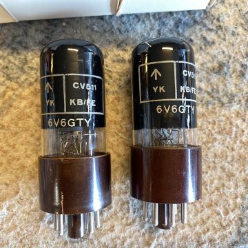 BRIMAR/CV511 6V6GTY PAIR