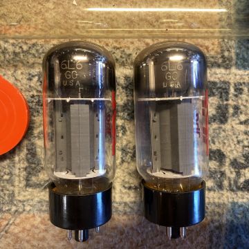 THE NEW TUBE 6L6GC PAIR, MADE IN USA