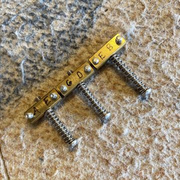 RUTTERS COMPENSATED BRASS TELE SADDLE SET