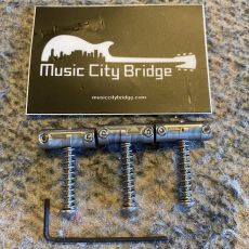 MUSIC CITY BRIDGE GROOVE MASTER SADDLES, Stainless Steel