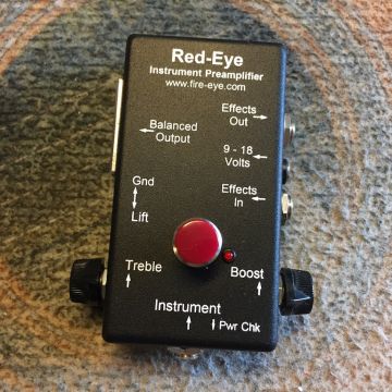 RED-EYE INSTRUMENT PREAMPLIFIER, NEW VERSION