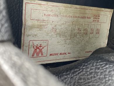 MUSIC MAN HD-130 REVERB HEAD 1977
