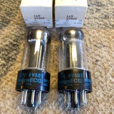JAN/PHILIPS 6V6GT PAIR