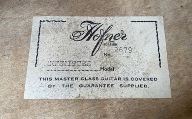 HOFNER COMMITTEE 1958