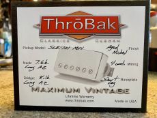 THROBAK SLE-101 MXV SET, AGED NICKEL, 4-COND, SHORT LEGS