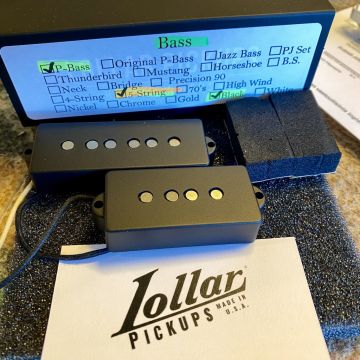 LOLLAR PRECISION BASS 5-STRING SPLIT COIL