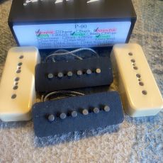 LOLLAR P-90 ALNICO POLE SOAPBAR SET, CREAM 2024