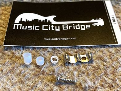 MUSIC CITY BRIDGE THREE STRING TREE, STRING RETAINER, NICKEL Oulu