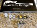 MUSIC CITY BRIDGE THREE STRING TREE, STRING RETAINER, AGED