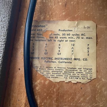 FENDER PRINCETON-AMP 1962
