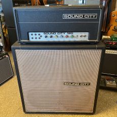 SOUND CITY B120 HEAD & B140 4X12" CABINET, 70´S
