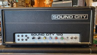 SOUND CITY B120 HEAD & B140 4X12" CABINET, 70´S