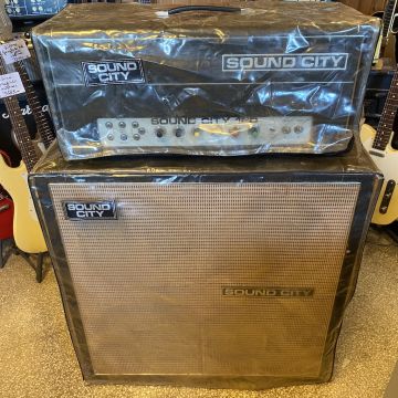 SOUND CITY B120 HEAD & B140 4X12" CABINET, 70´S