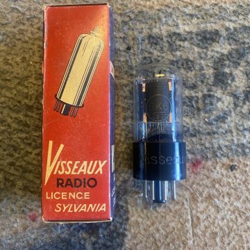 NOS SYLVANIA/VISSEAUX 6K6 TUBE