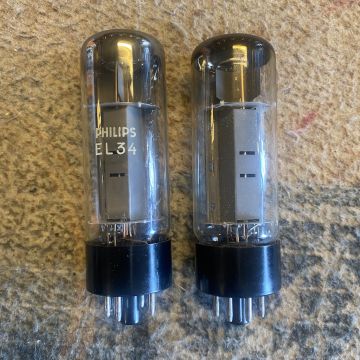 PHILIPS/MULLARD EL34 PAIR