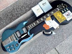 GIBSON MURPHY LAB 1964 SG STANDARD WITH MAESTRO VIBROLA, Light Aged Pelham Blue