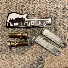 MUSIC CITY BRIDGE MCB LOCKING STUDS, AGED NICKEL, METRIC !!!