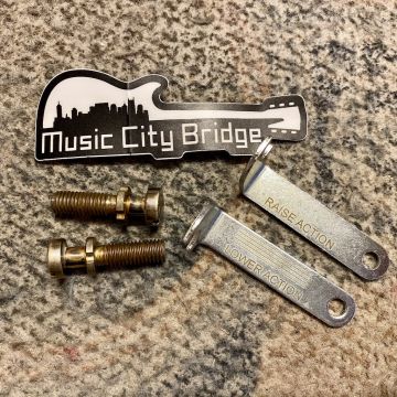 MUSIC CITY BRIDGE MCB LOCKING STUDS, AGED NICKEL, METRIC !!!