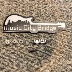 MUSIC CITY BRIDGE THREE STRING TREE, STRING RETAINER, CHROME