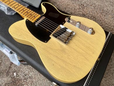 FENDER CUSTOM SHOP 1954 TELECASTER, JOURNEYMAN RELIC, Aged Nocaster Blonde