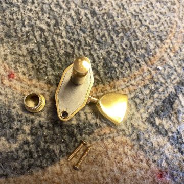 KLUSON/GIBSON SEALFAST TUNER, NOS, Gold, Bass Side