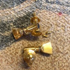 GROVER ROTOMATIC TUNER, NOS, Gold, Treble Side