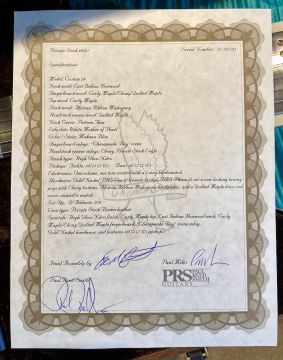 PRS CUSTOM 24 PRIVATE STOCK 2022