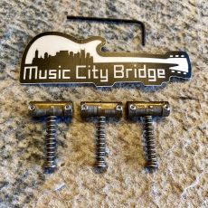 MUSIC CITY BRIDGE GROOVE MASTER SADDLES, Aged Vintage Alloy
