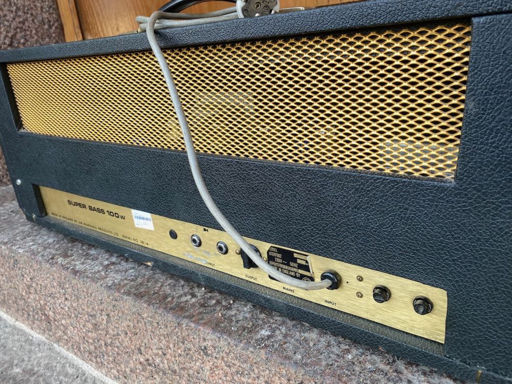 MARSHALL MODEL 1992 SUPER BASS 1971 - Kitarapaja