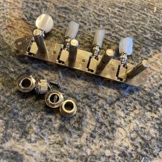 SCHALLER MANDOLIN TUNER, Chrome, Treble Side, NOS