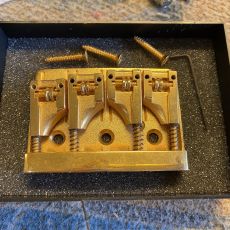 SCHALLER BASS BRIDGE, Gold, NOS