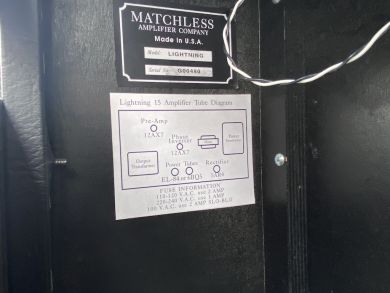 MATCHLESS LIGHTNING COMBO 2013