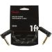 FENDER Deluxe Series Instrumenttijohto, Kulma-Kulma, 30cm, Black Tweed Oulu