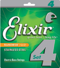 Elixir Light/Medium Stainless Steel 45-105