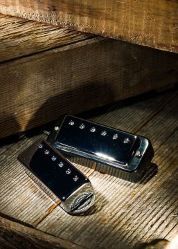 LOLLAR MINI HUMBUCKER NECK, CHROME, PG MOUNT