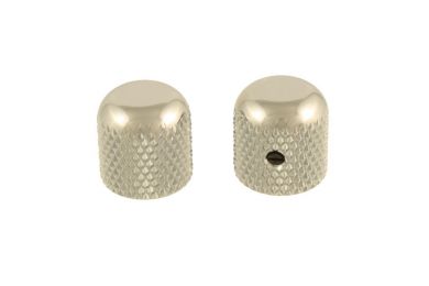 Nickel Dome Knob Pair Oulu